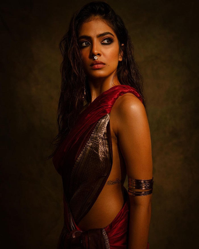 MalavikaMohanan, Wallpaper, Indian, Actress, Saree